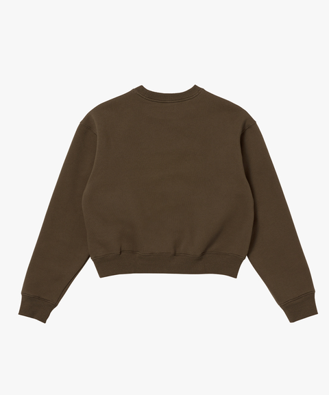 Goal Studio Women's Essential Brushed Sweat - Dark Brown