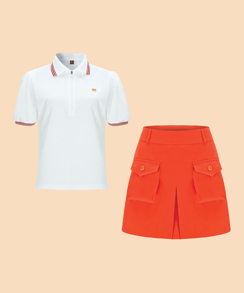 Orange Label Orange Outfit Set (Top + Bottom)