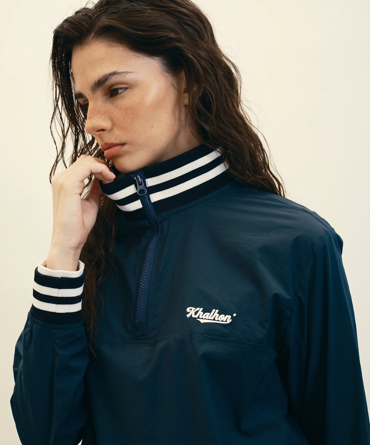 Women's Hibiscus Half-Zip Anorak
