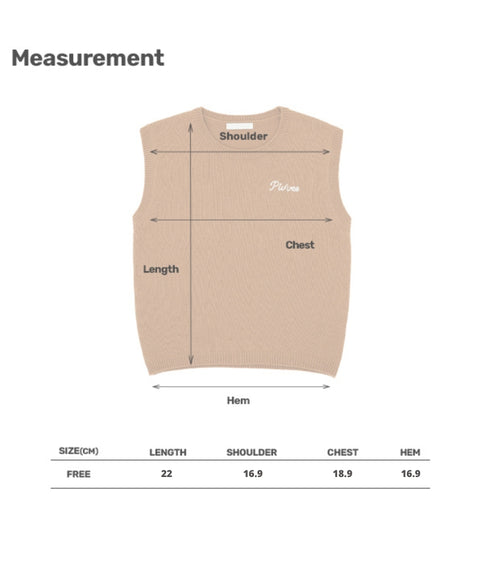 Giant Smiley Knit Vest Heather Grey