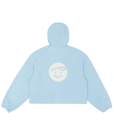 Giant Smiley Windbreaker Airy Blue