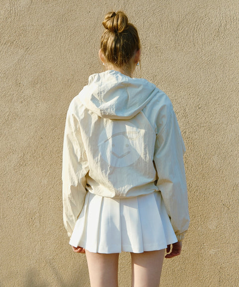 Giant Smiley Windbreaker Airy Blue