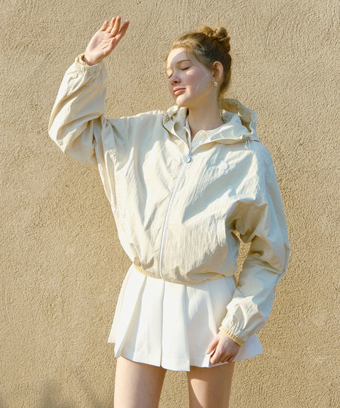 Giant Smiley Windbreaker Airy Blue