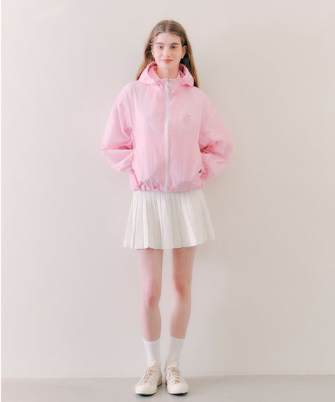 Giant Smiley Windbreaker Bubble Pink