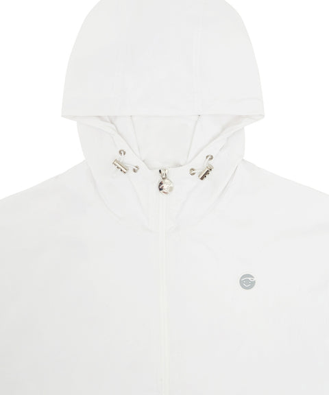 Giant Smiley Windbreaker Cloud White