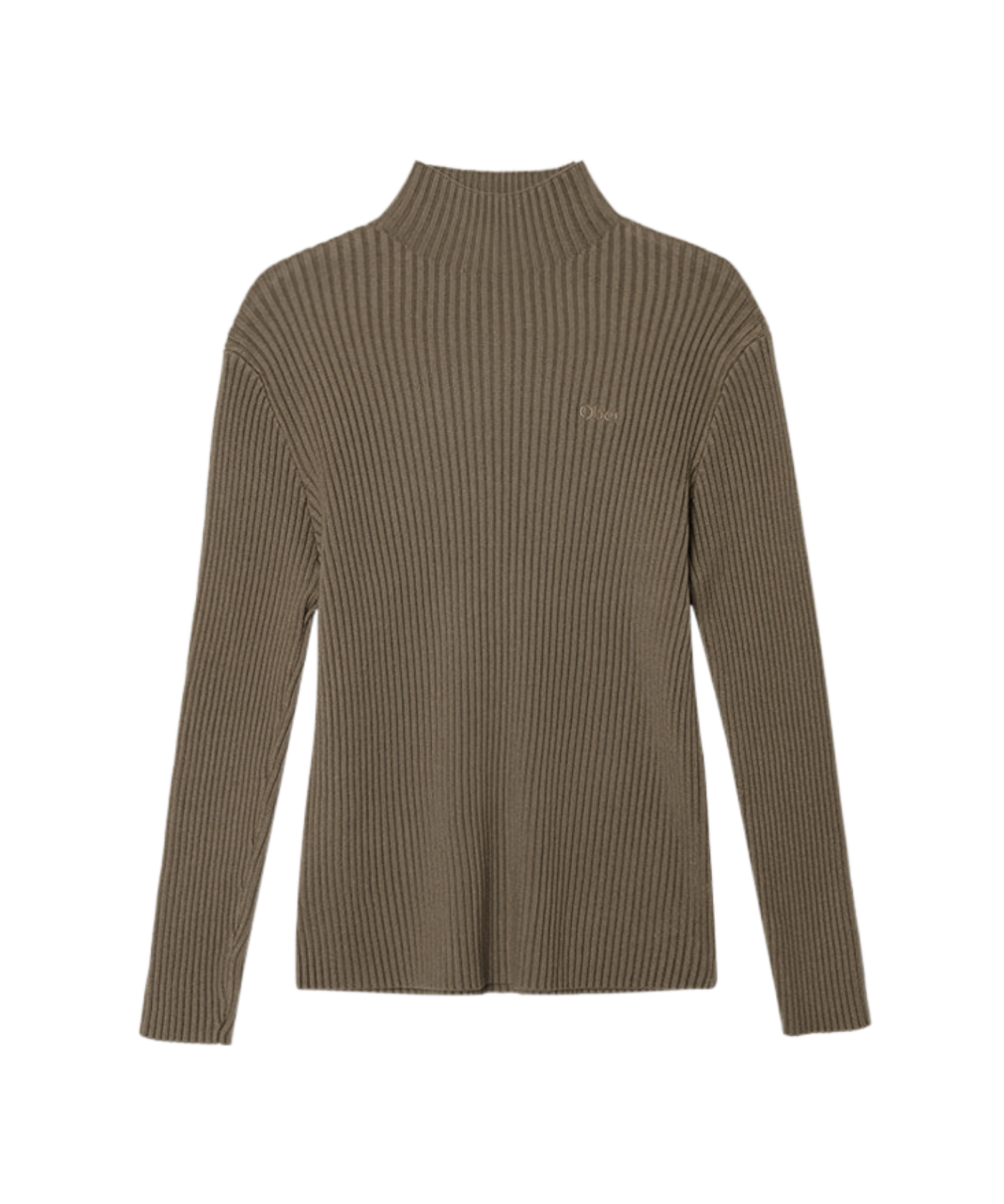 OBER Golf Basic Golji Half-Neck Knit Beige