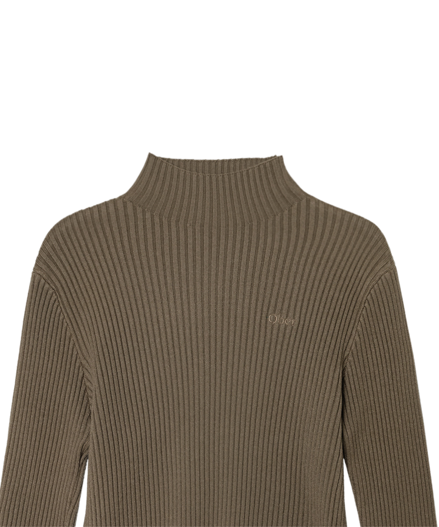 OBER Golf Basic Golji Half-Neck Knit Beige