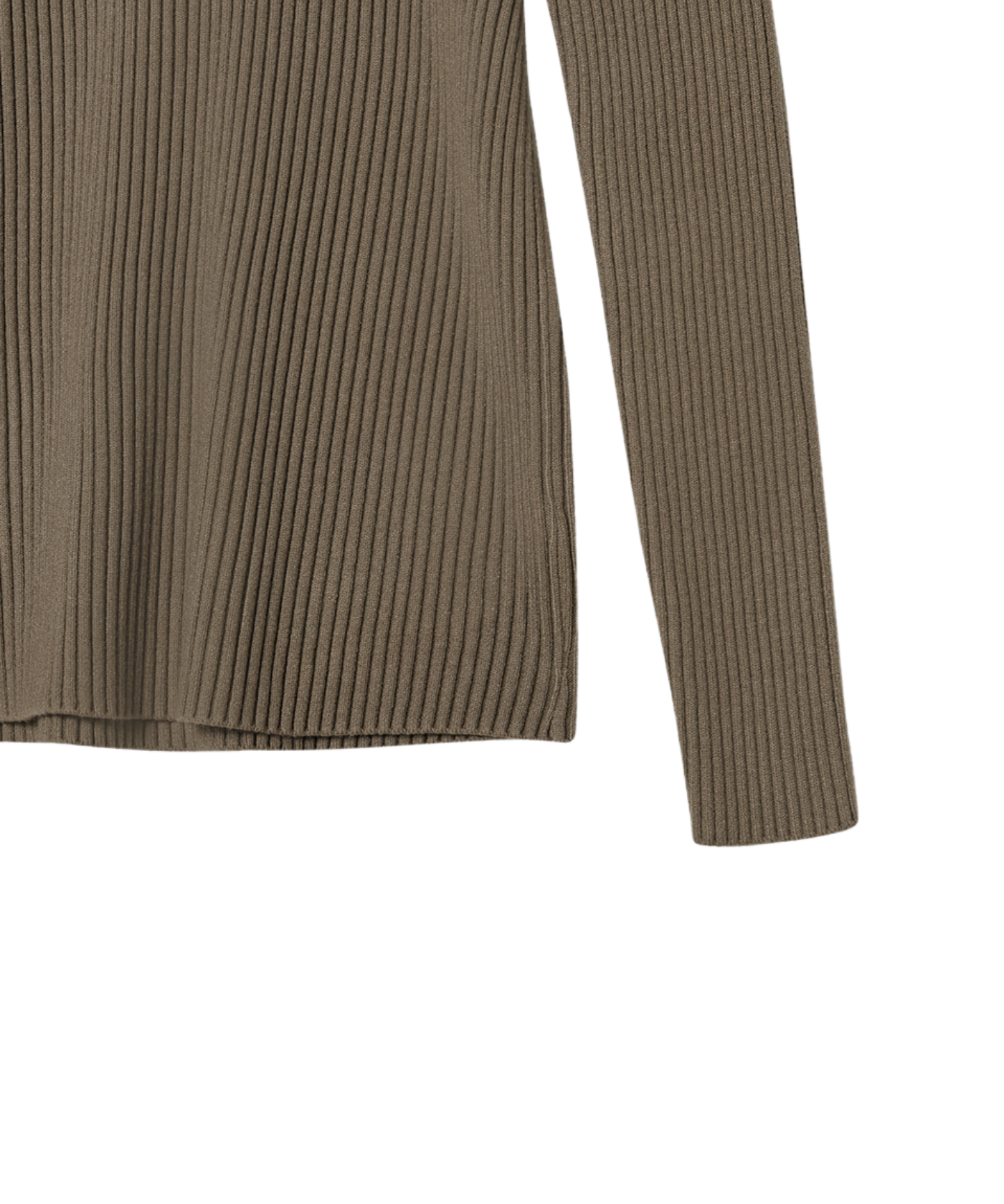 OBER Golf Basic Golji Half-Neck Knit Beige