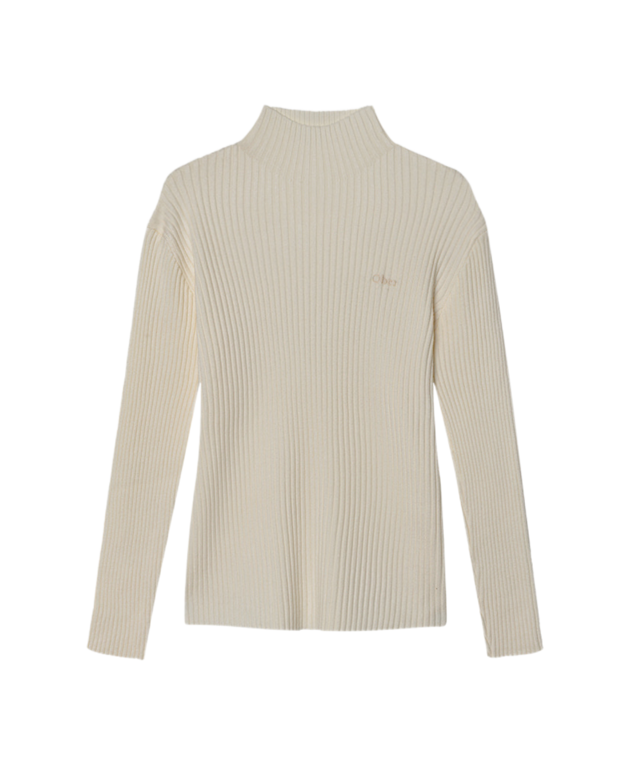 OBER Golf Basic Golji Half-Neck Knit Ivory
