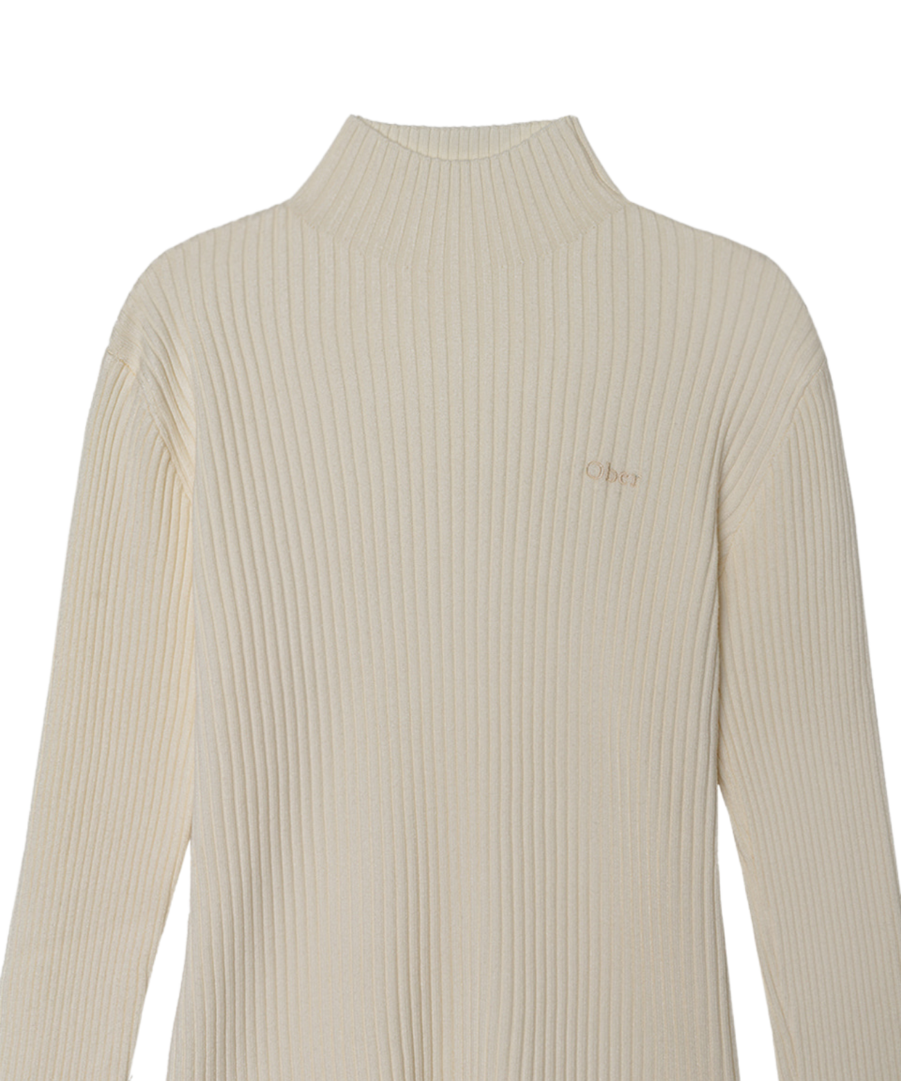 OBER Golf Basic Golji Half-Neck Knit Ivory