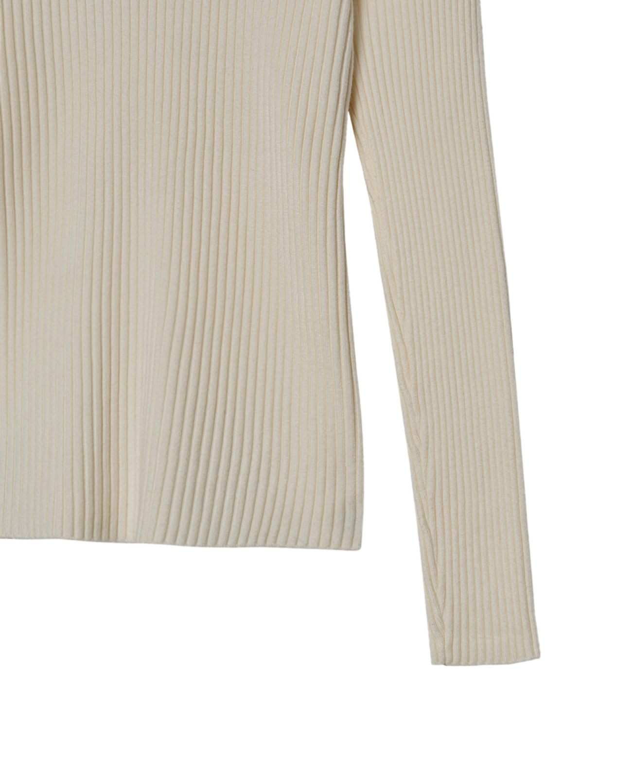 OBER Golf Basic Golji Half-Neck Knit Ivory