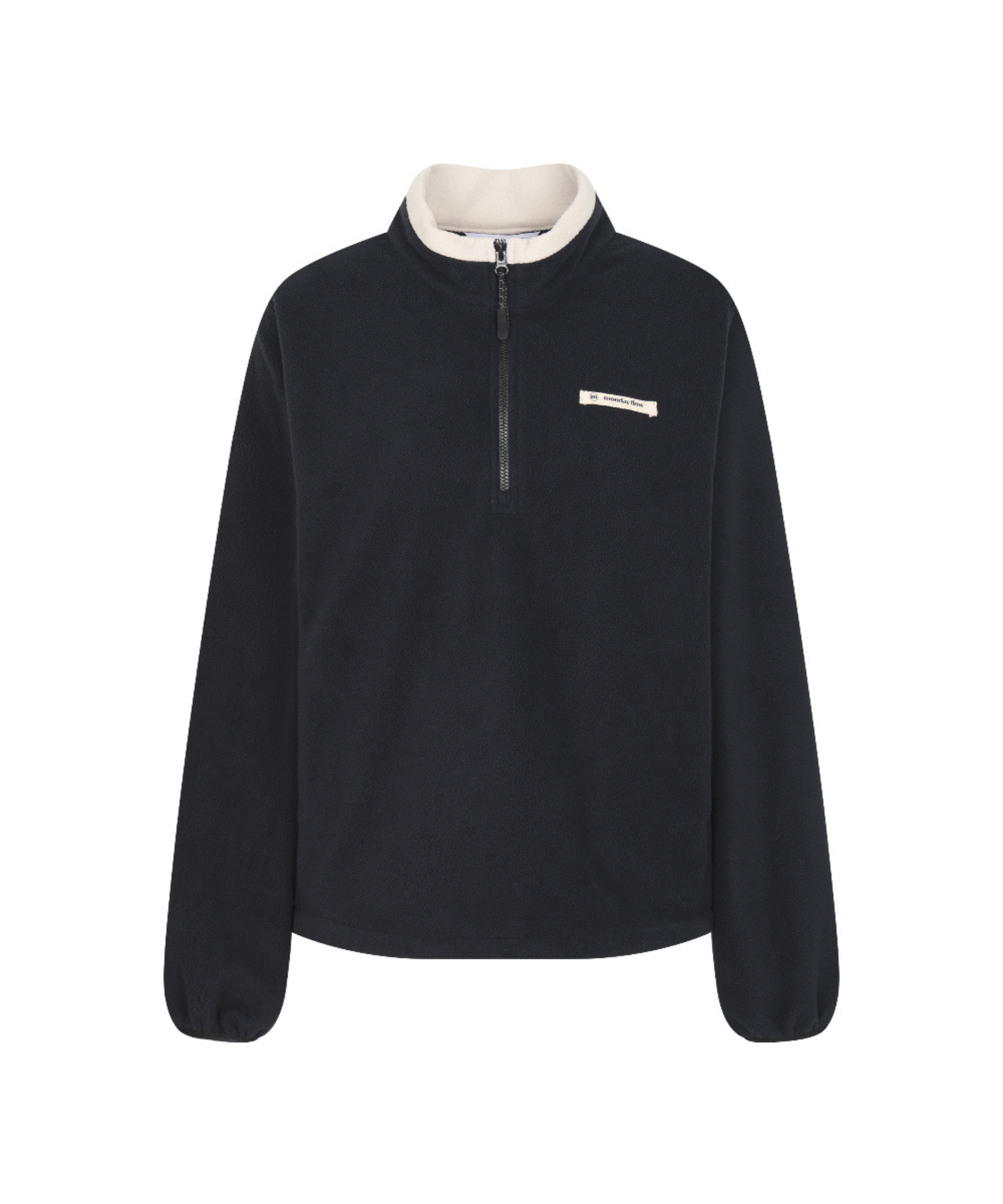 Monday Flow In-N-Out Fleece Top Dark Navy