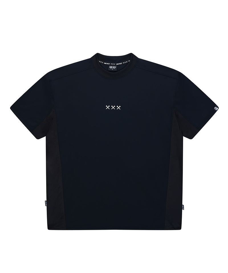 Jamie West Essential Performance Mockneck T-Shirts - Black