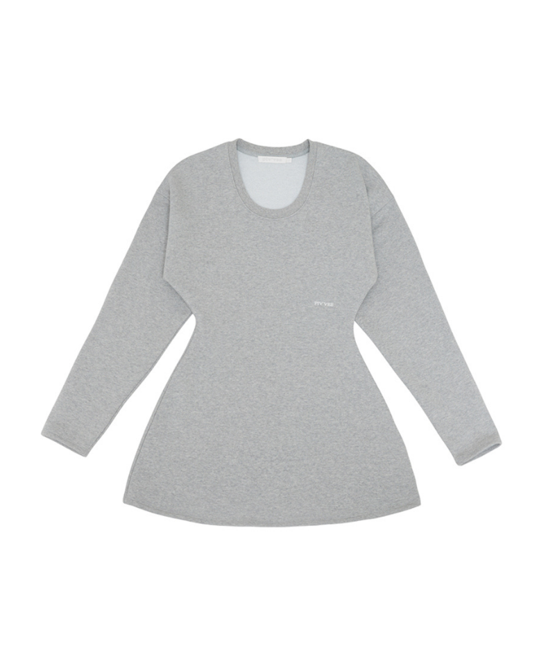 Jersey A Line Dress Heather Grey