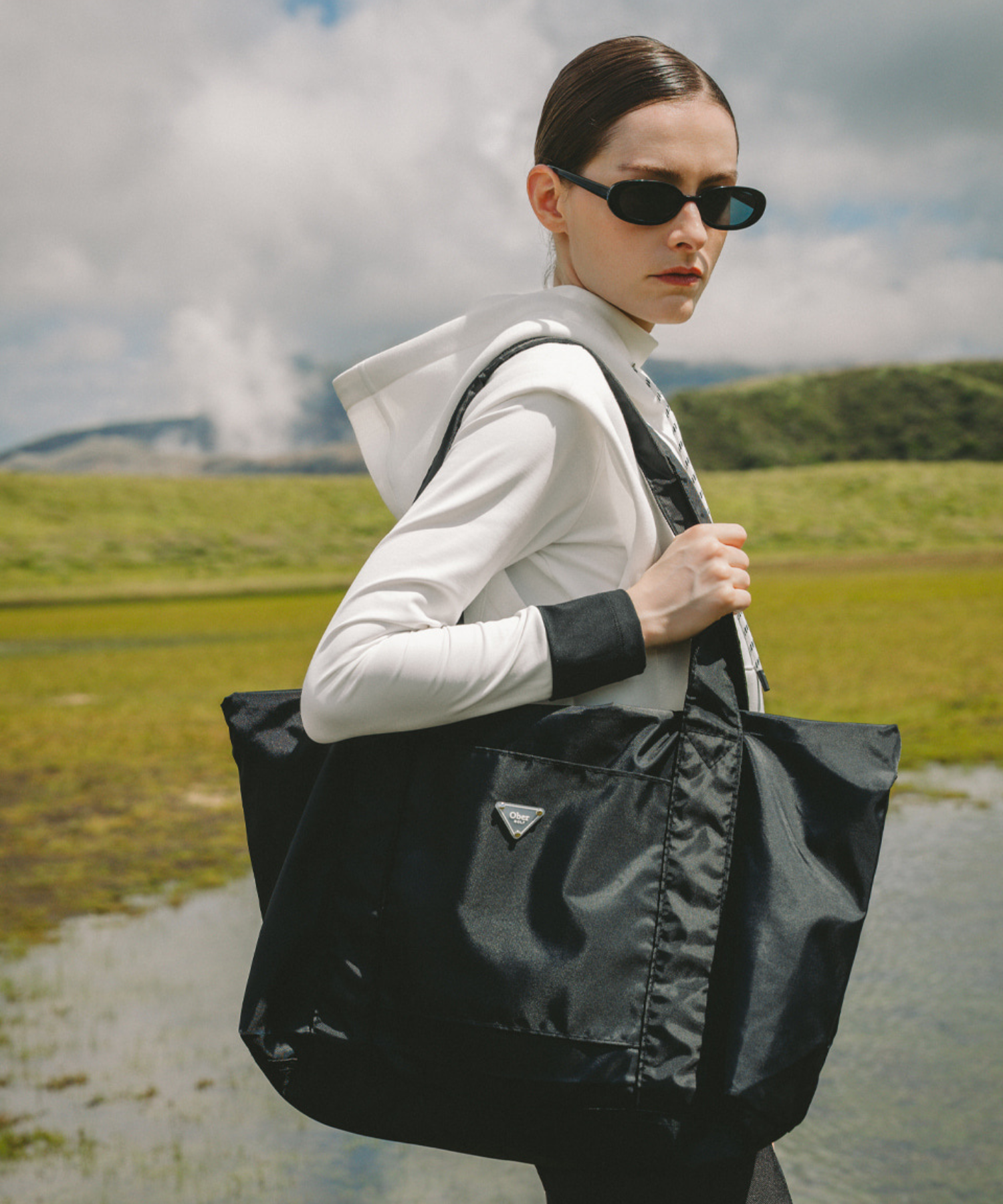 OBER KAL Shoulder Bag Black