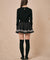 [Warehouse Sale] LENUCU Hem Line Flare Skirt - Black