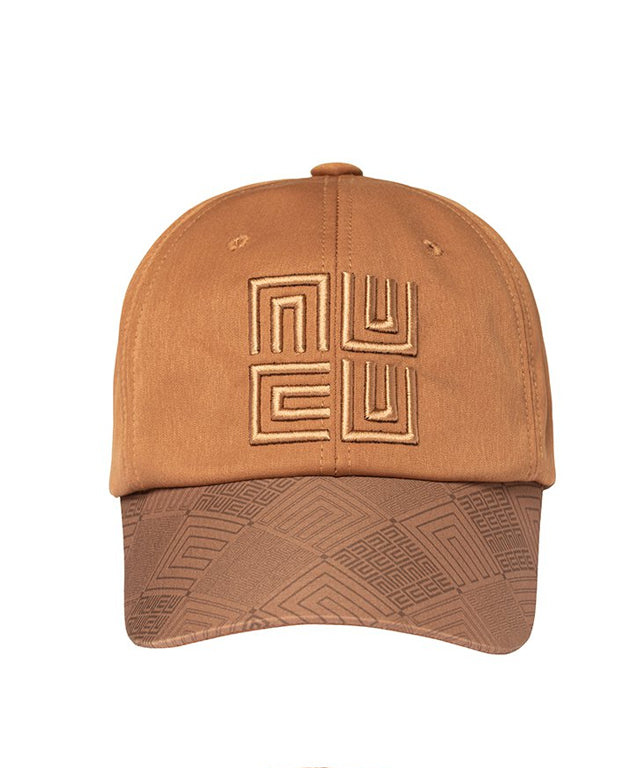 LENUCU Logo Embroidery Ball Cap - Camel