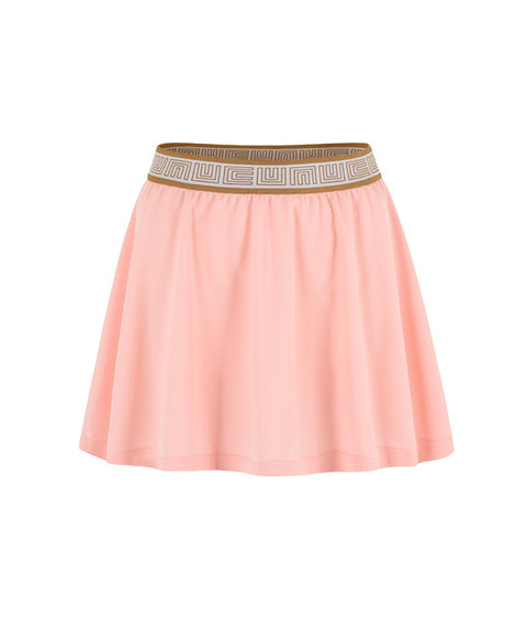 LENUCU Logo Banding Pique Skirt Mini .ver - Pink