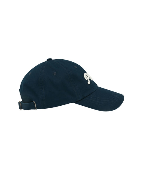 Logo Embroidered Ball Cap Ocean Navy