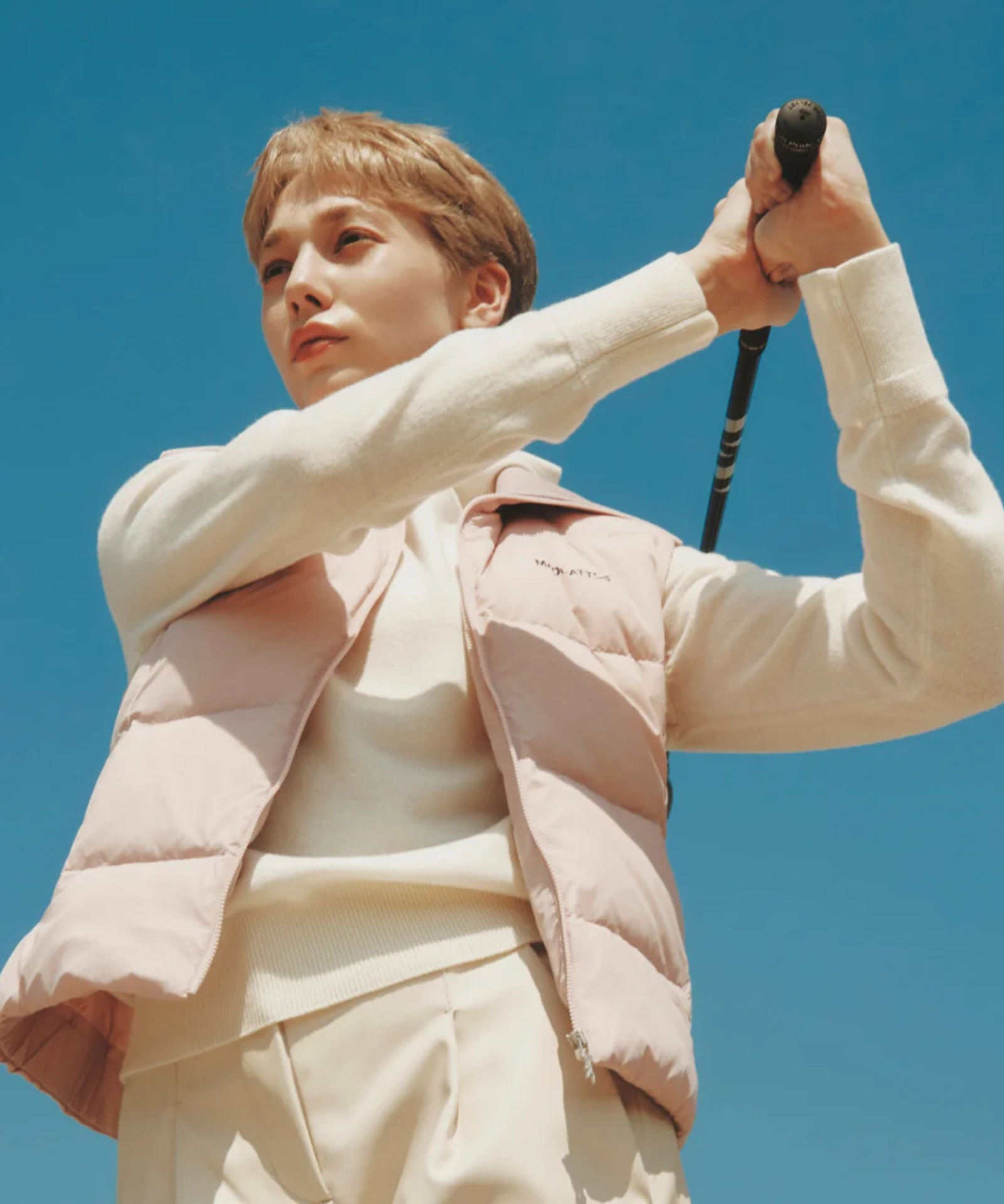 MCC W Goose Down Vest Pink