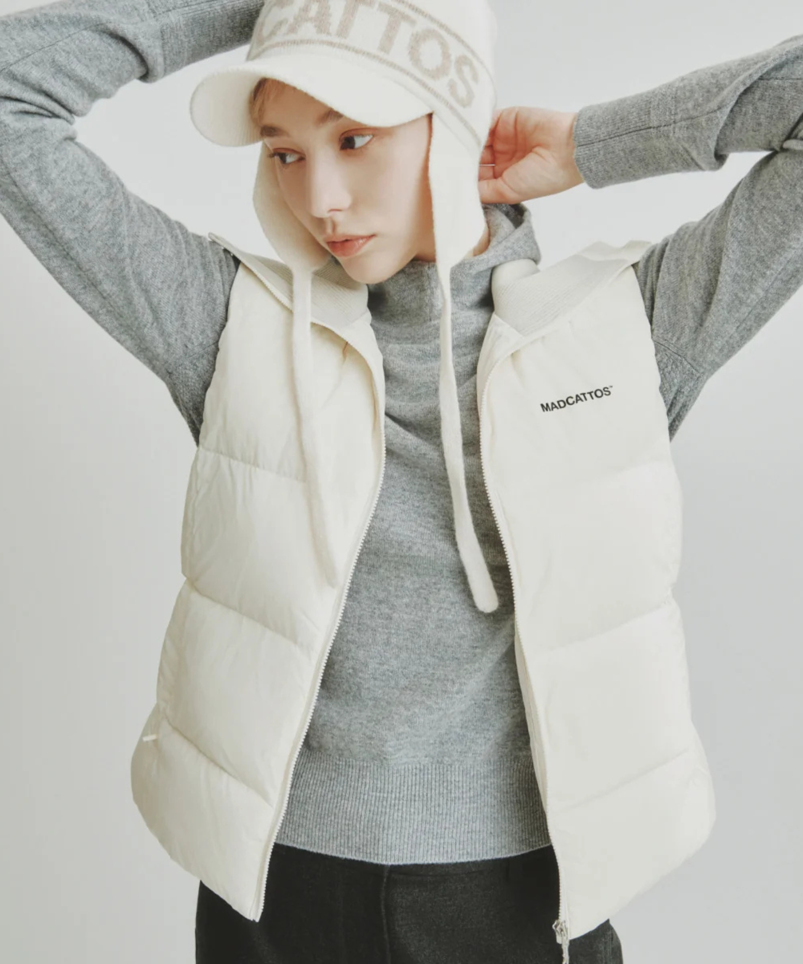 MCC W Goose Down Vest Pink