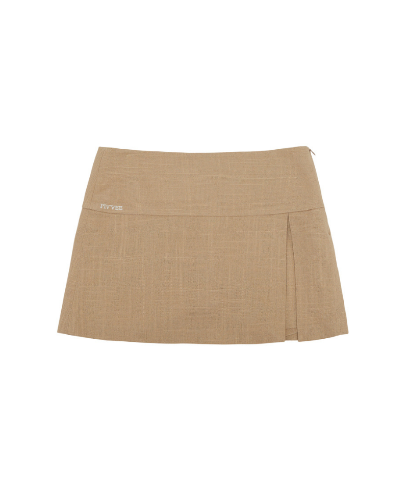 Piv'vee Mini Golf Skirt Milk Tea Beige
