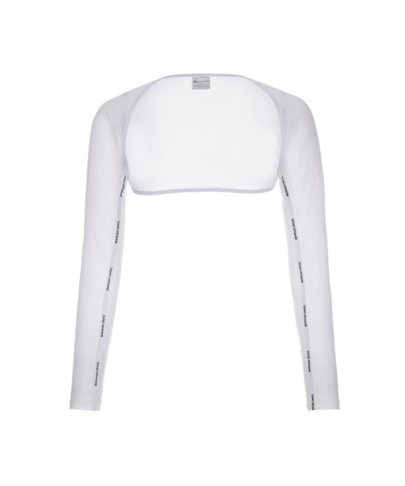 BERMUDA GRASS Logo Band Cool Bolero White
