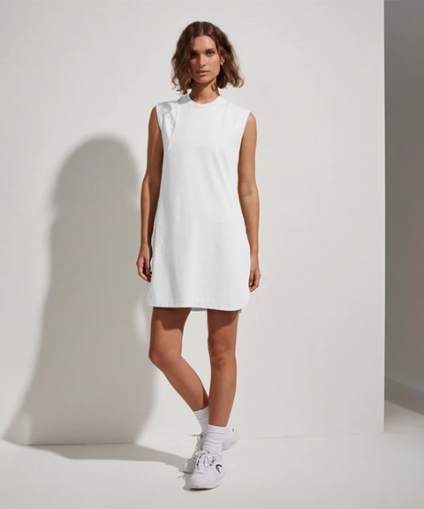 (Special Event) VARLEY Naples Dress - White
