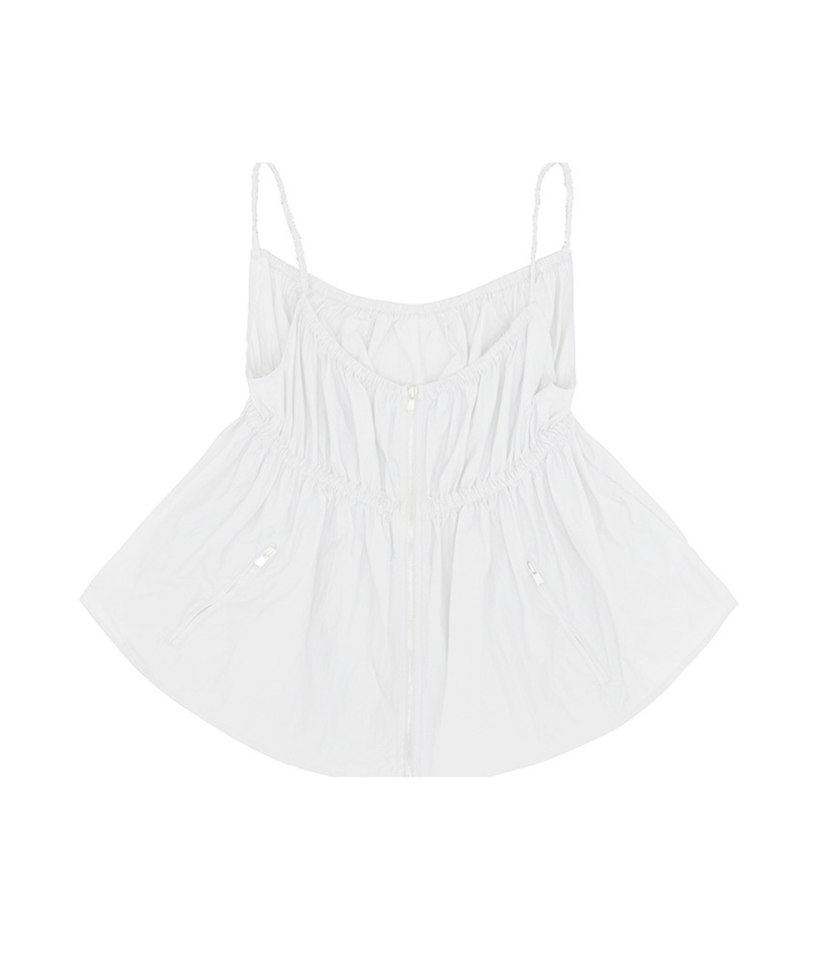 Nylon Cami Top Cloud White