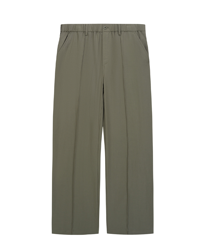 Jamie West Onetuck Stitched Regular Pants - Khaki