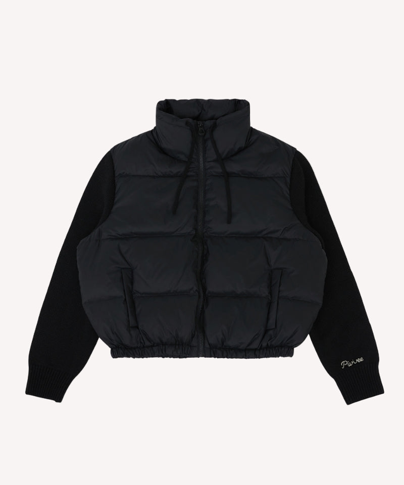 PIV'VEE Hybrid Down Jacket Ebony Black