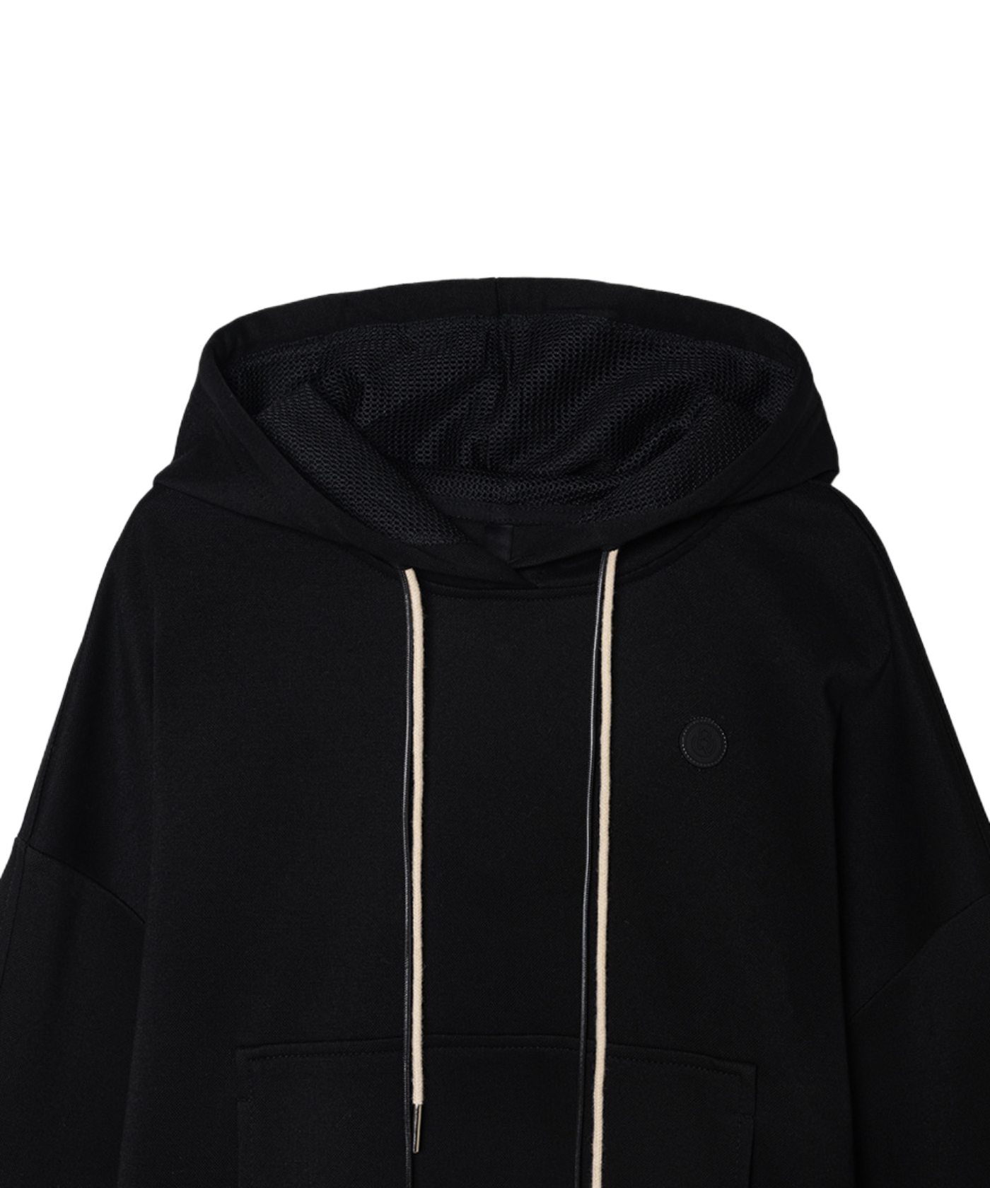 OBER Golf PK Mesh Hooded Sweatshirt Black