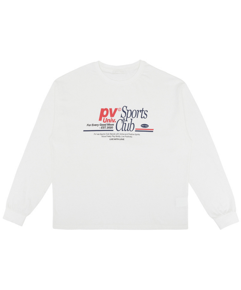 PV University T-shirt Cloud White