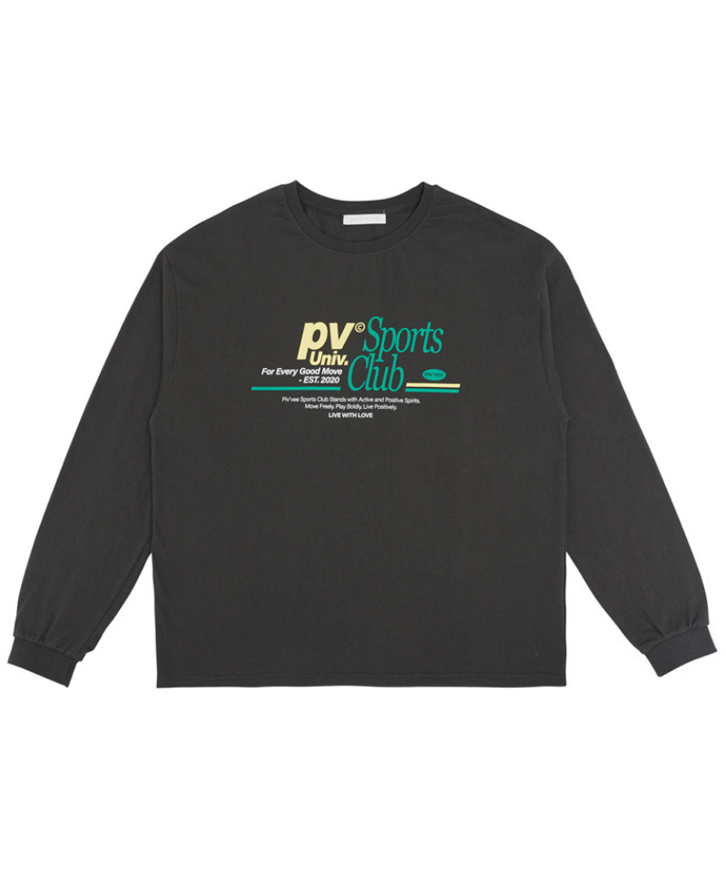 PV University T-shirt Fuzzy Charcoal