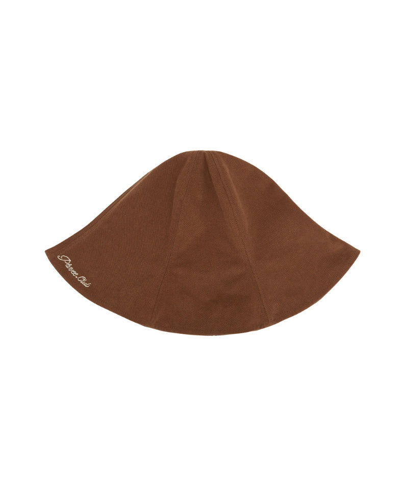 Peach Touch Bucket Hat Chocolate Brown
