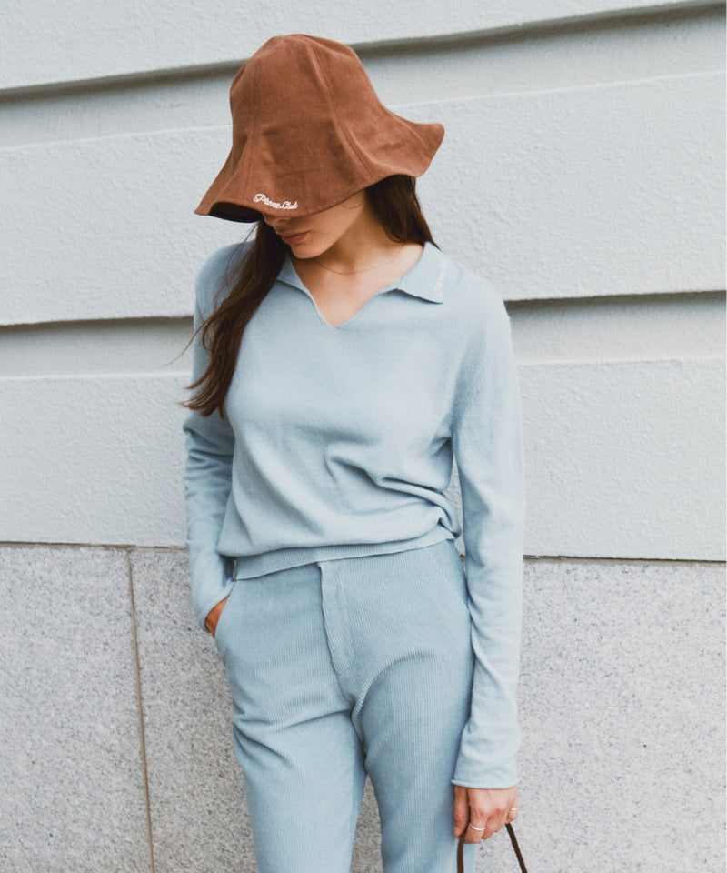 Peach Touch Bucket Hat Chocolate Brown