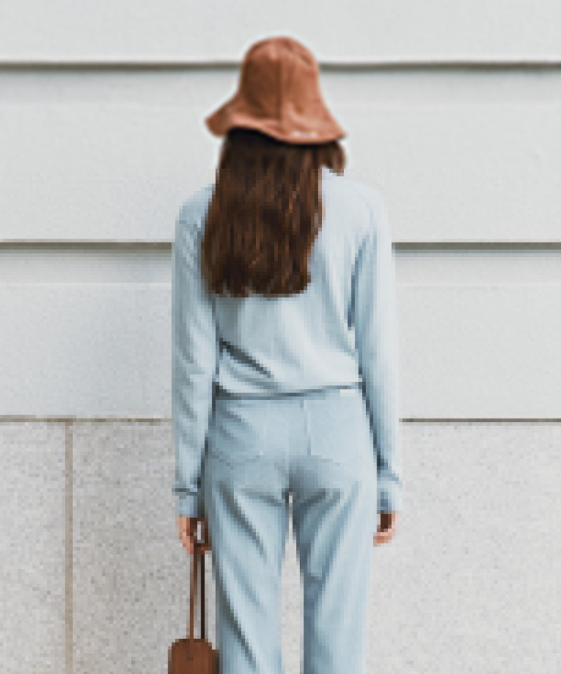 Peach Touch Bucket Hat Chocolate Brown