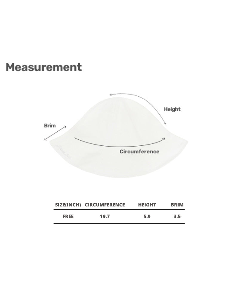 Peach Touch Bucket Hat Chocolate Brown