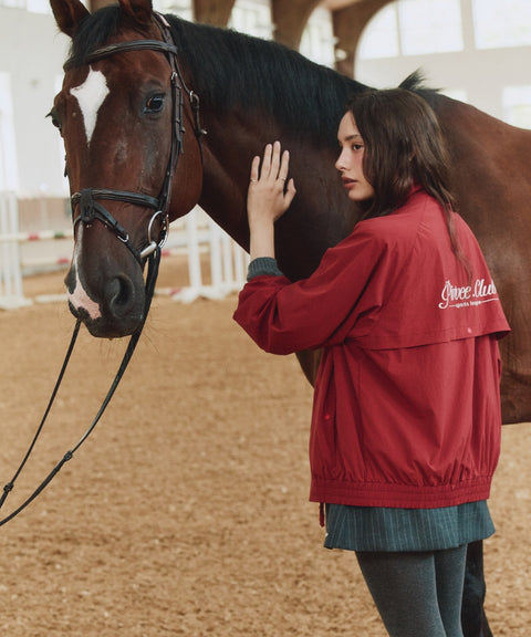 Piv'vee Club Windbreaker -Wine Red