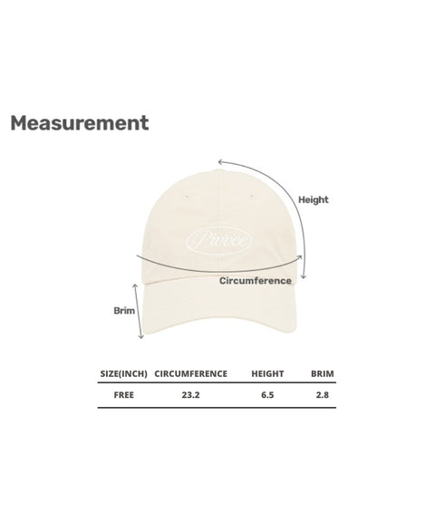 Piv'vee Nylon Ball Cap Milk Tea Beige