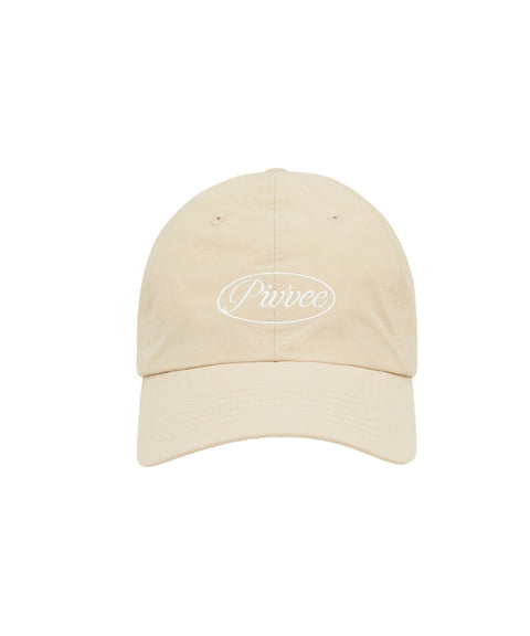 Piv'vee Nylon Ball Cap Milk Tea Beige