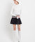 AVEN Pleated Knit Skirt - Dark Navy