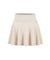LENUCU Rivet Flare Skirt - Ivory