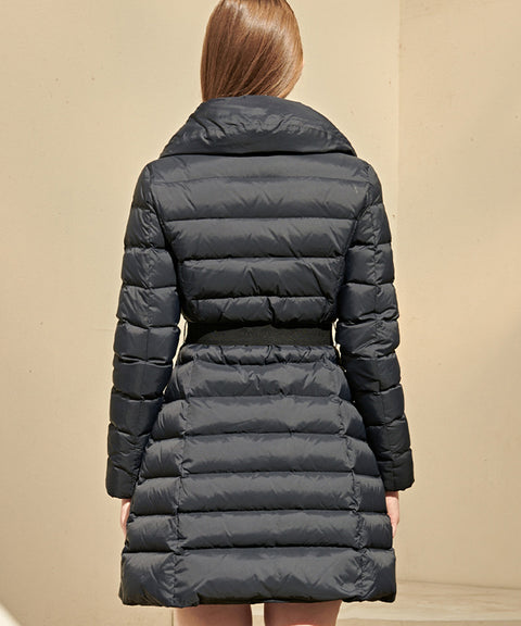 AVEN Signature Belted Goose Down - Navy