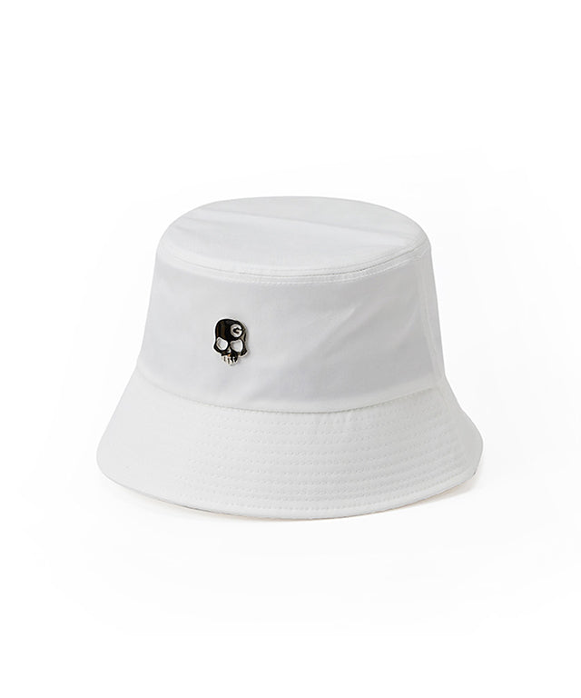 Monster G Skull Bucket Hat White