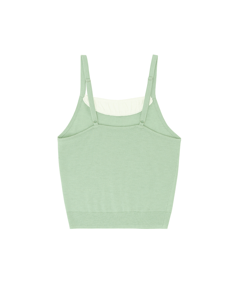 Piv'vee Sleeveless knit top - Pistachio Mint