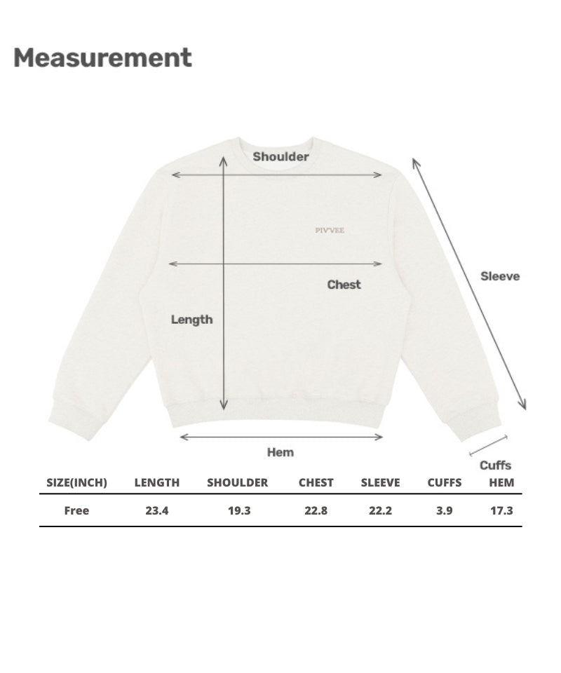 Sports Club Emoji Sweatshirt Oatmeal Beige