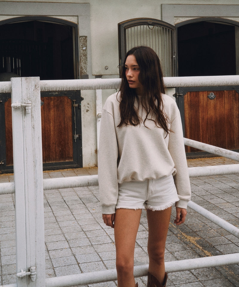 Sports Club Emoji Sweatshirt Oatmeal Beige