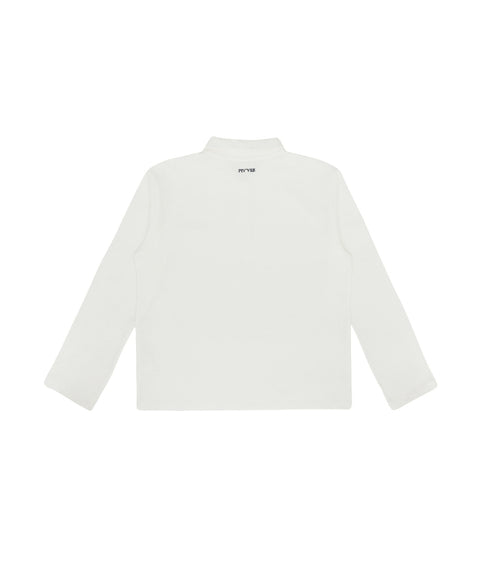 Sports Club Tee Holder Long Sleeve PK Shirt Cloud White