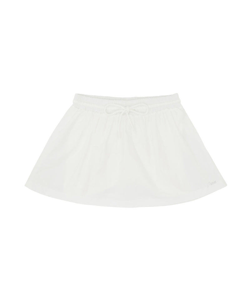 Sporty A Line Skirt Cloud White